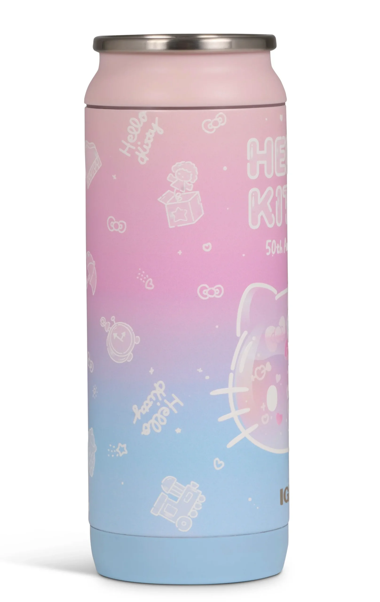 Igloo Products Corp Hello Kitty x Igloo 50th Anniversary 16oz Stainless Steel Can