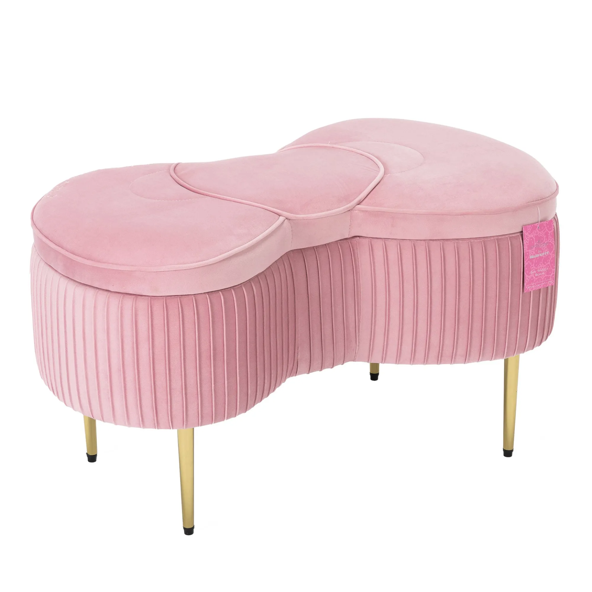 Impressions Vanity Co. Hello Kitty x Impressions Vanity Bow Storage Bench