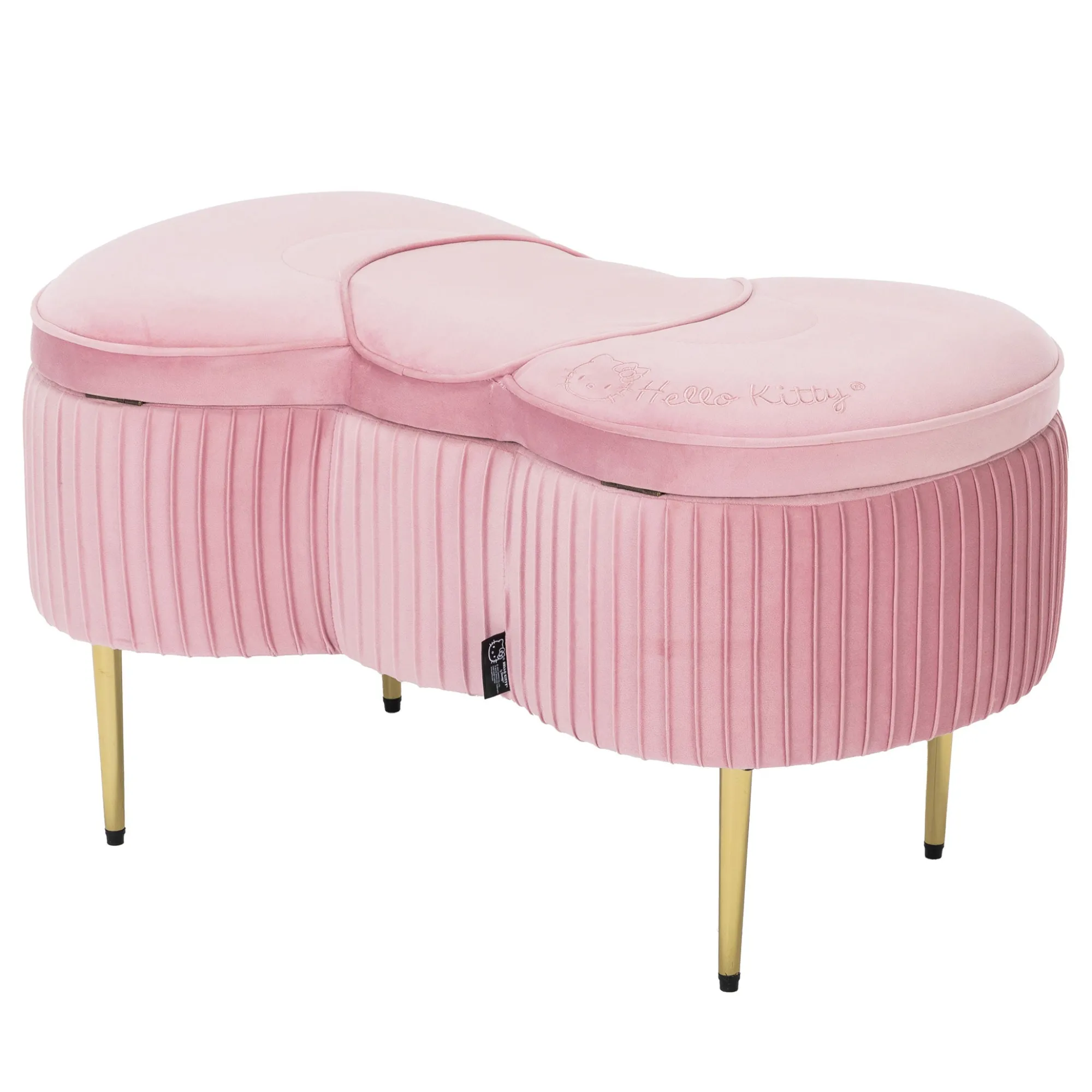 Impressions Vanity Co. Hello Kitty x Impressions Vanity Bow Storage Bench