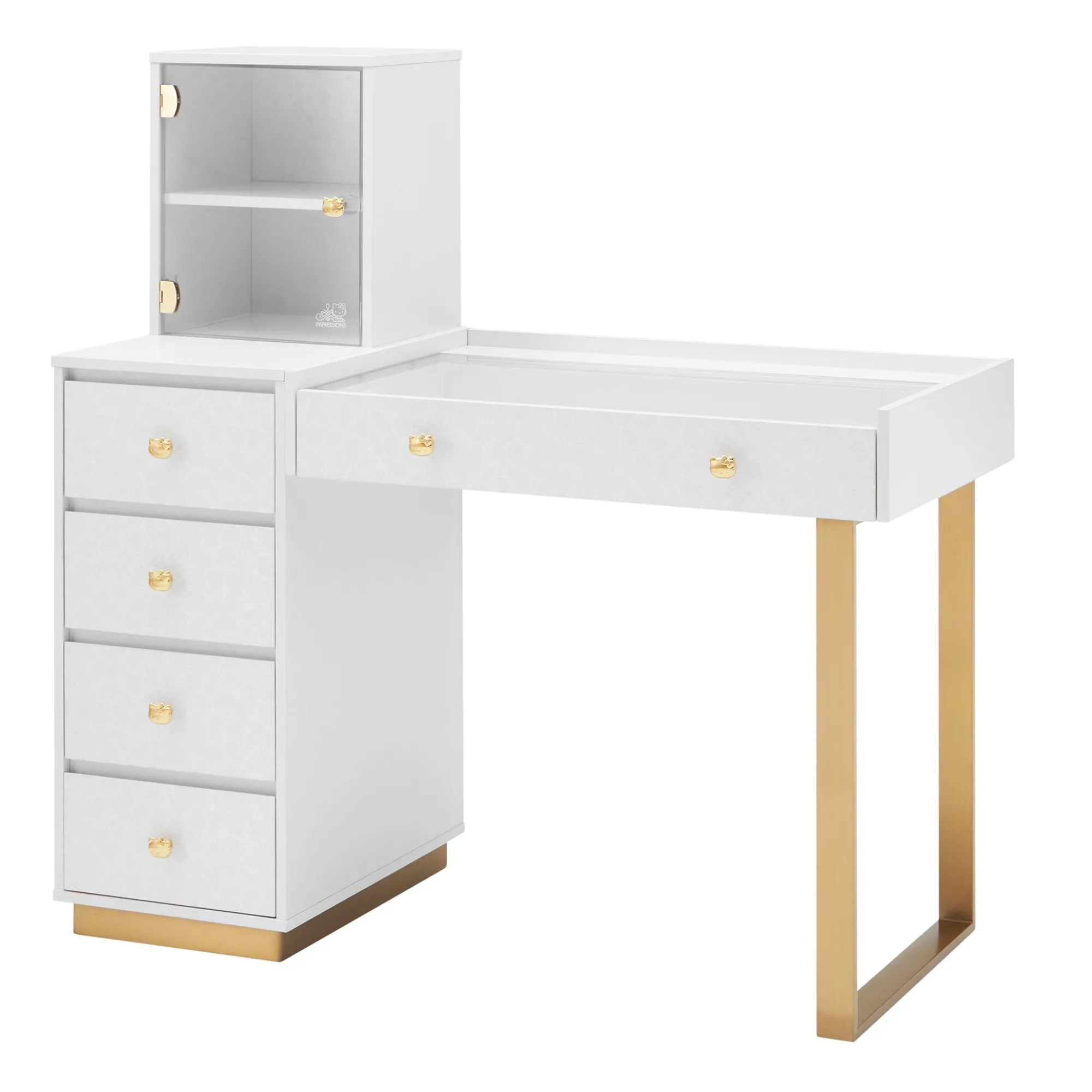 Impressions Vanity Co. Hello Kitty x Impressions Vanity SlayStation Duet Vanity Desk