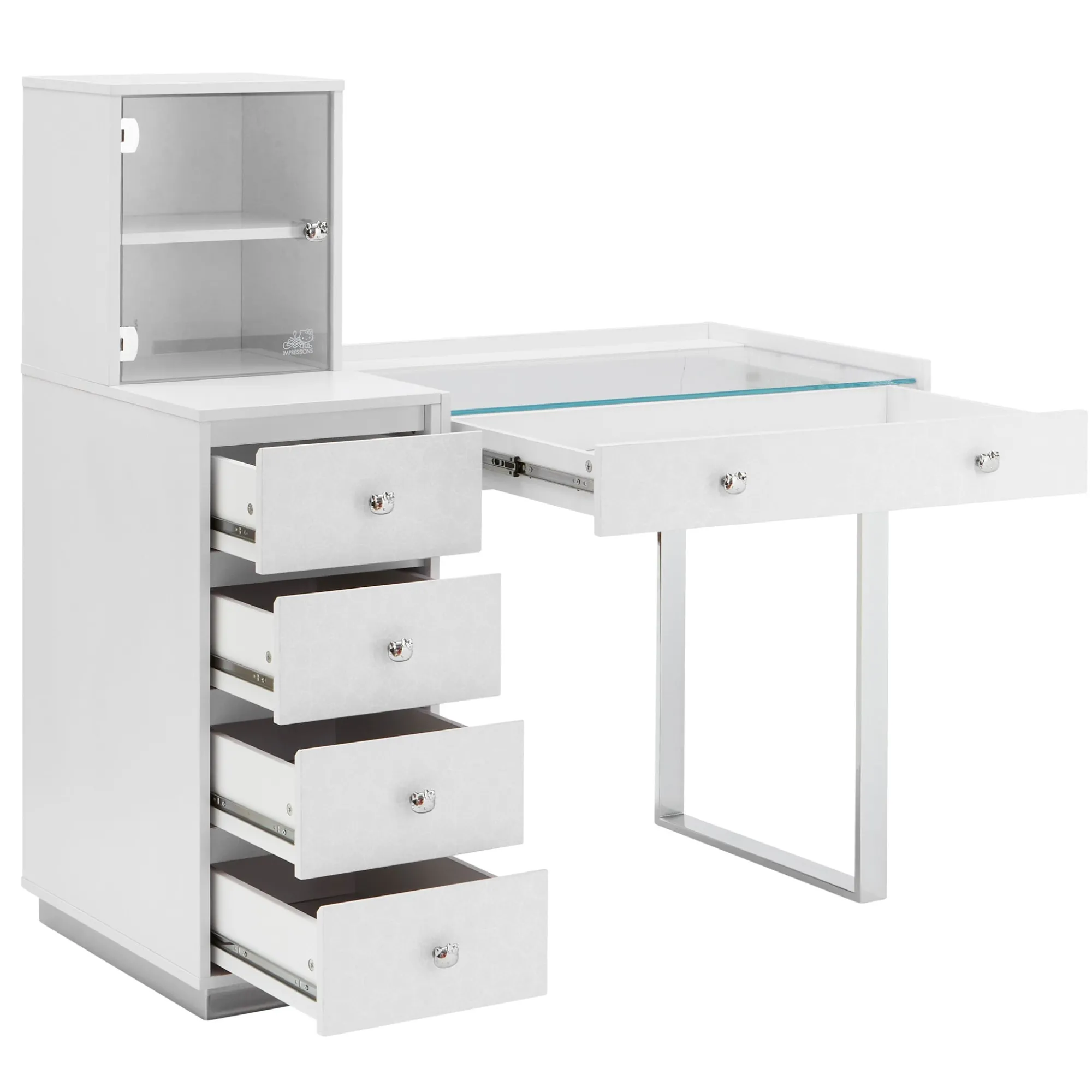Impressions Vanity Co. Hello Kitty x Impressions Vanity SlayStation Duet Vanity Desk