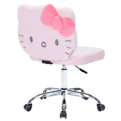 Impressions Vanity Co. Hello Kitty x Impressions Vanity Teddy Fur Swivel Chair
