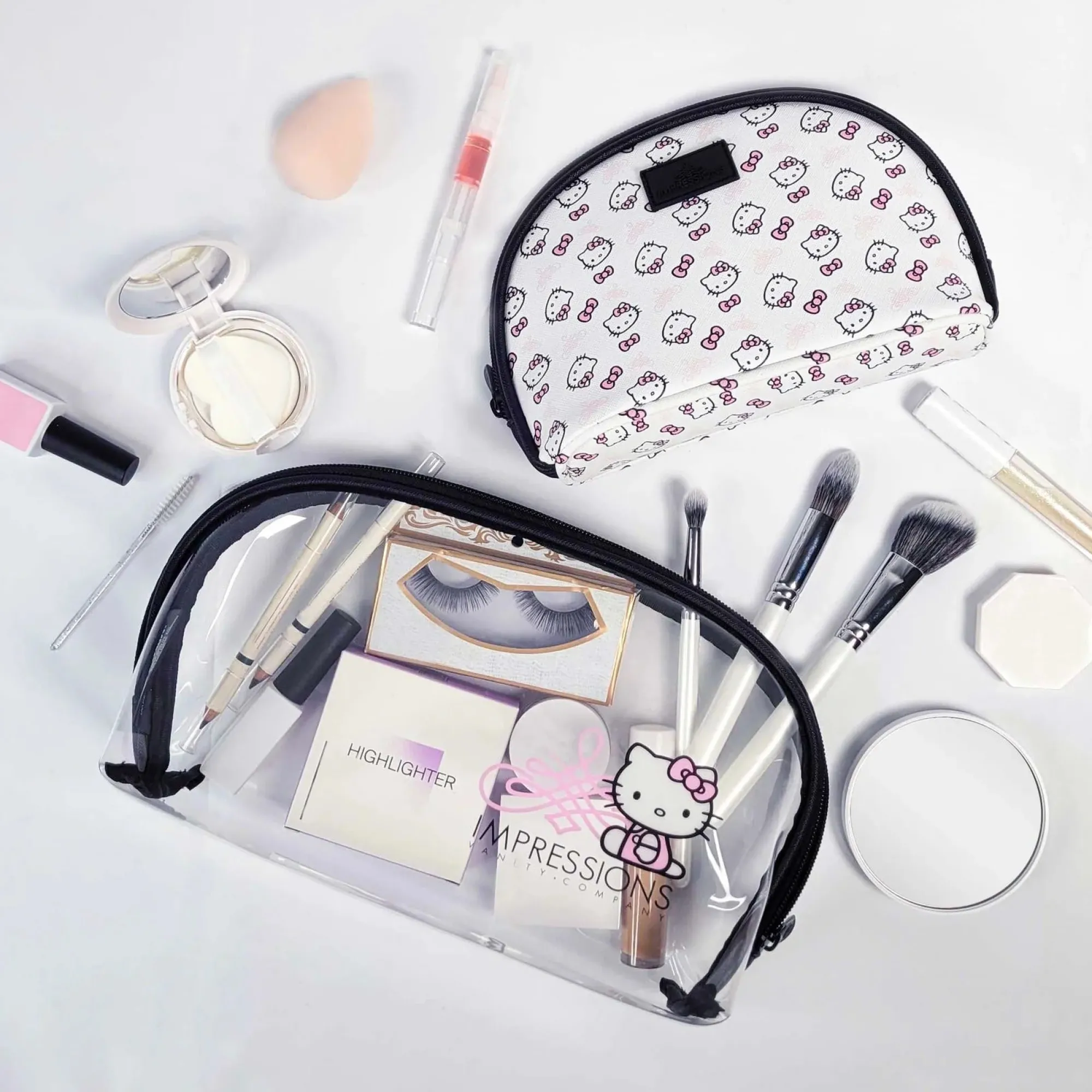 Impressions Vanity Hello Kitty x Clutch Set (White)