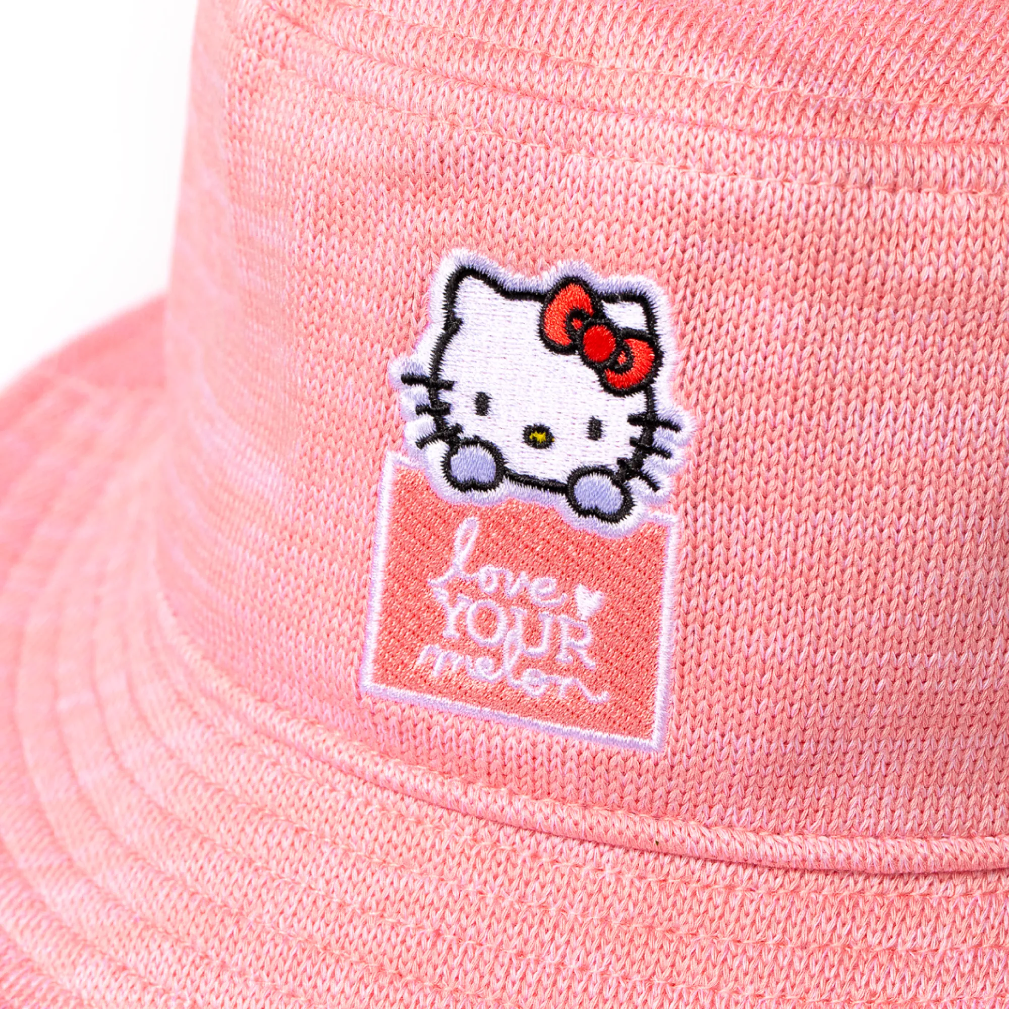 Love Your Melon Hello Kitty x Speckled Hero Bucket Hat (Pink)