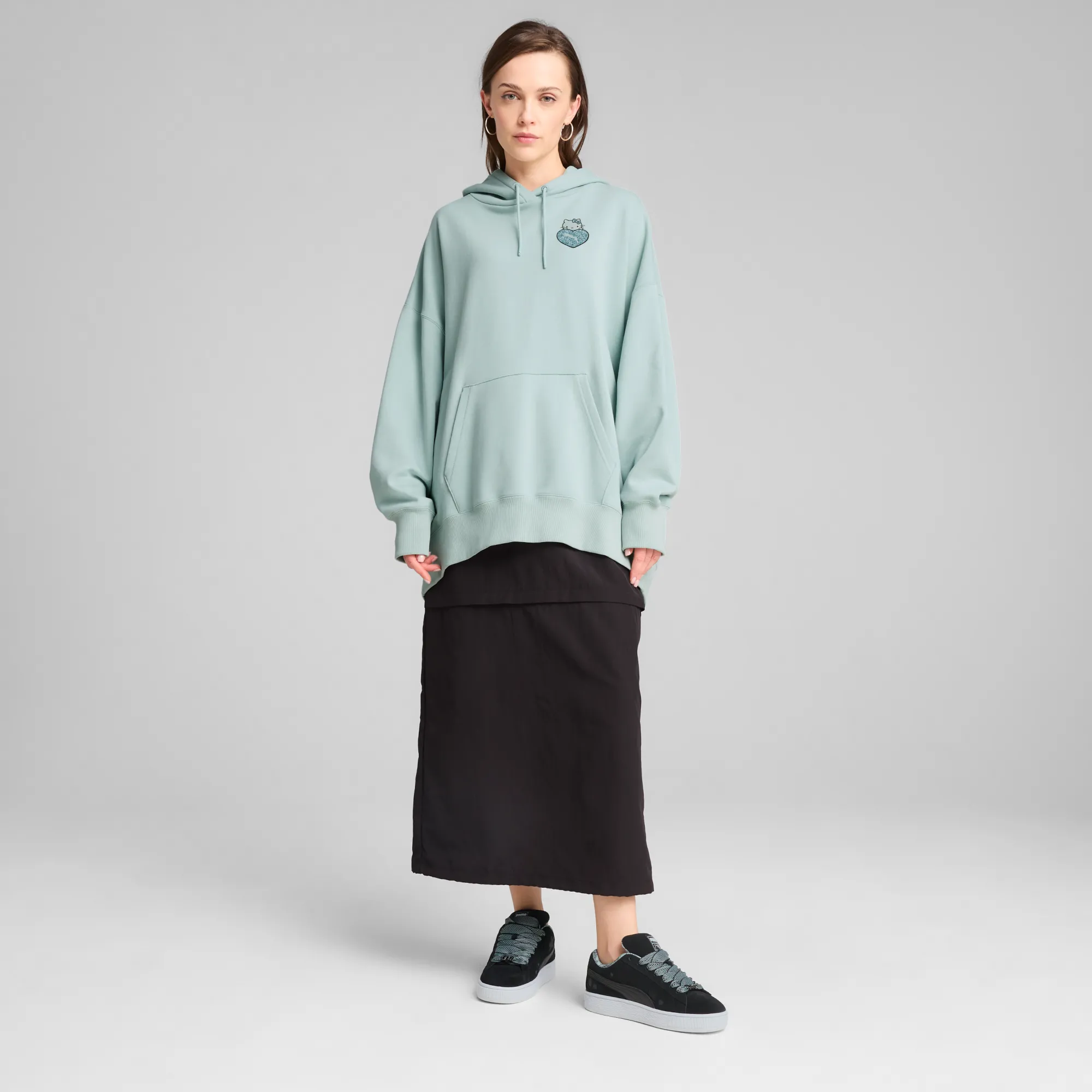 PUMA Hello Kitty x Graphic Oversized Hoodie