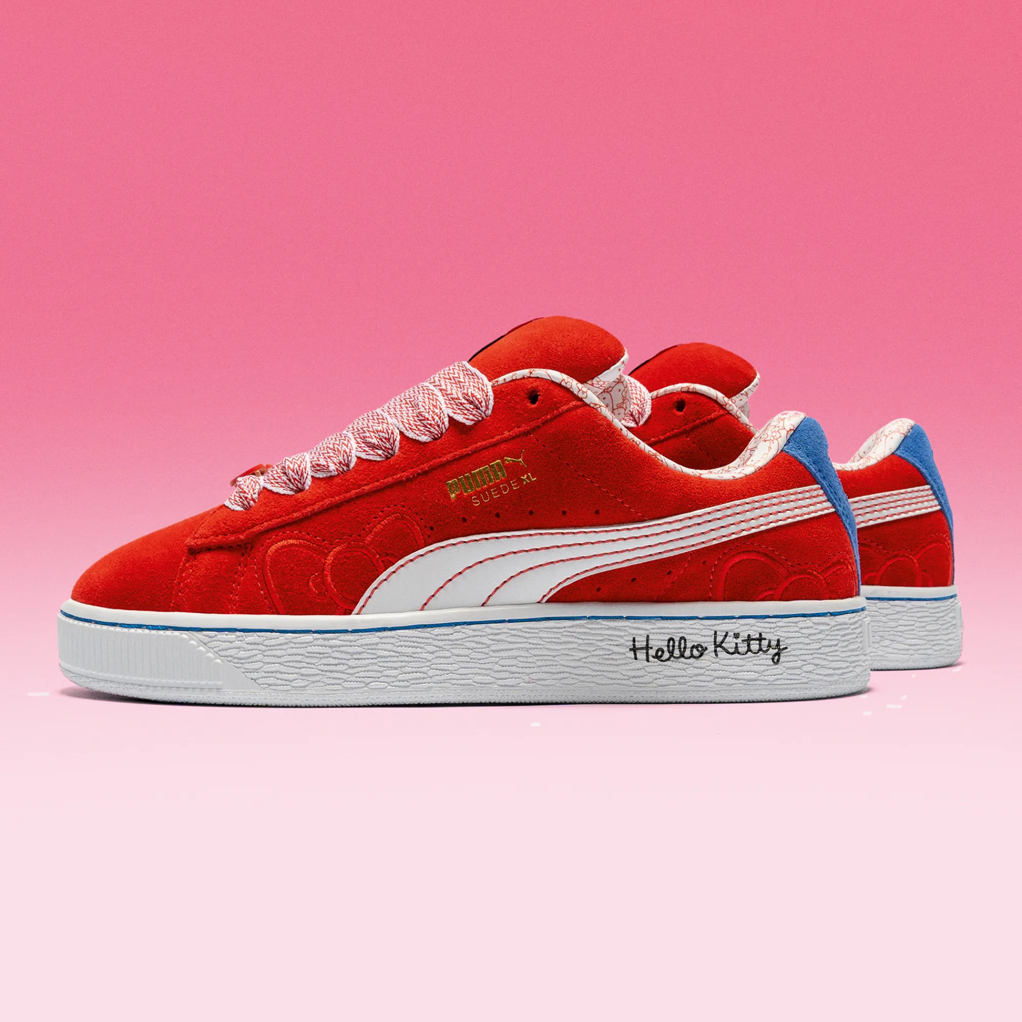 PUMA Hello Kitty x Bow Suede XL Sneaker (Women's)