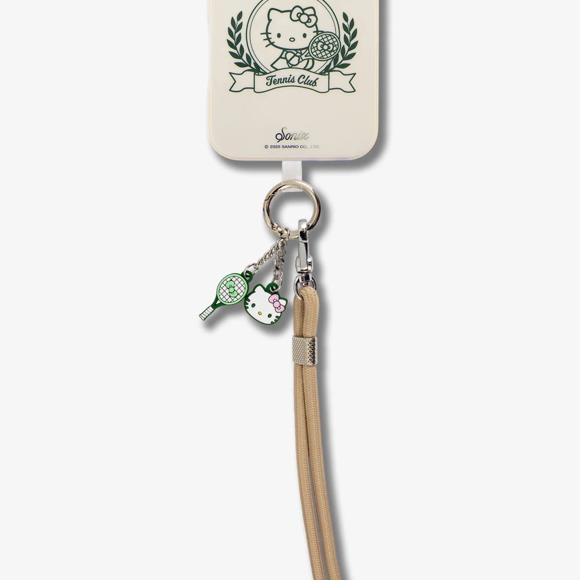 BySonix Inc. Hello Kitty x Sonix Tennis Club Crossbody Phone Strap with Charms