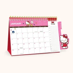 Studio Oh! Hello Kitty x 2026 Standing Desk Easel Calendar with Pen Holder