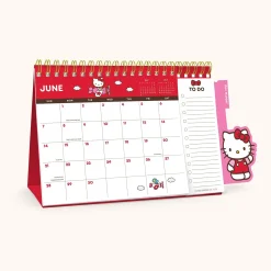 Studio Oh! Hello Kitty x 2026 Standing Desk Easel Calendar with Pen Holder