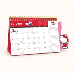Studio Oh! Hello Kitty x 2026 Standing Desk Easel Calendar with Pen Holder