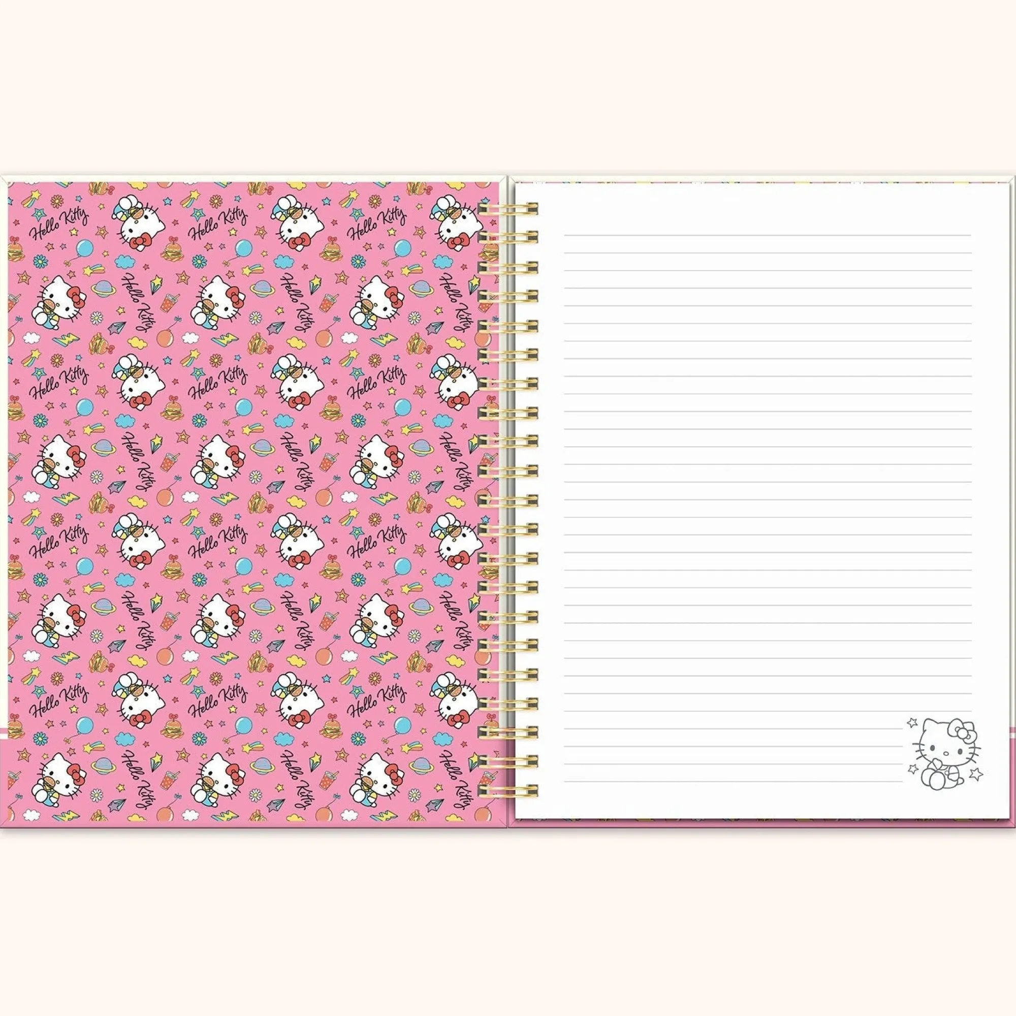 Studio Oh! Hello Kitty x College Letters Extra-Large Spiral Notebook