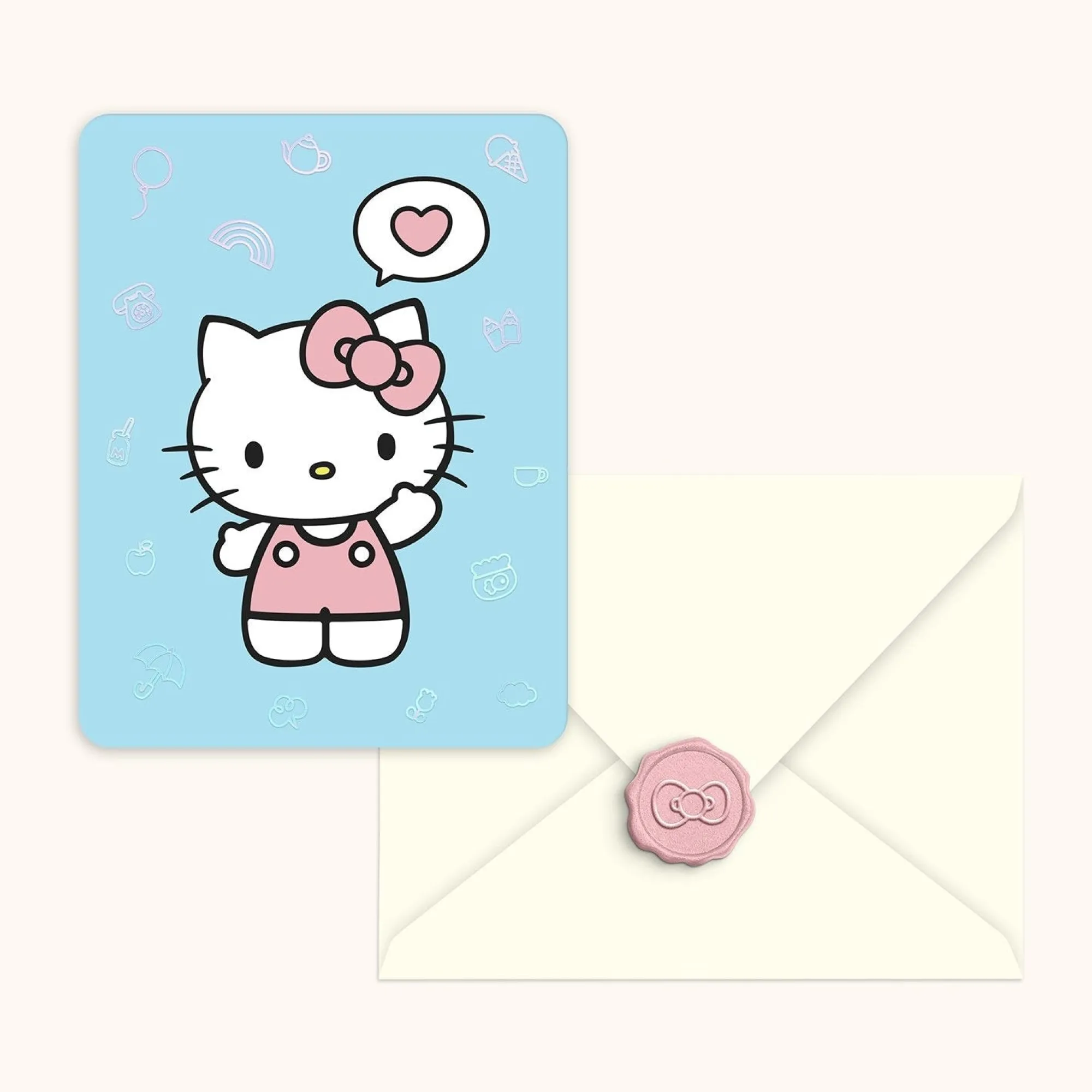 Studio Oh! Hello Kitty x Classic Pink 25-Pc Note Cards & Wax Seals Set