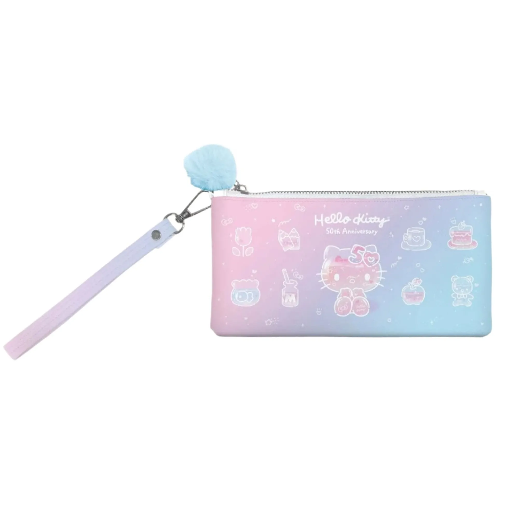 Orange Circle Hello Kitty x Studio Oh! 50th Anniversary Pencil Pouch