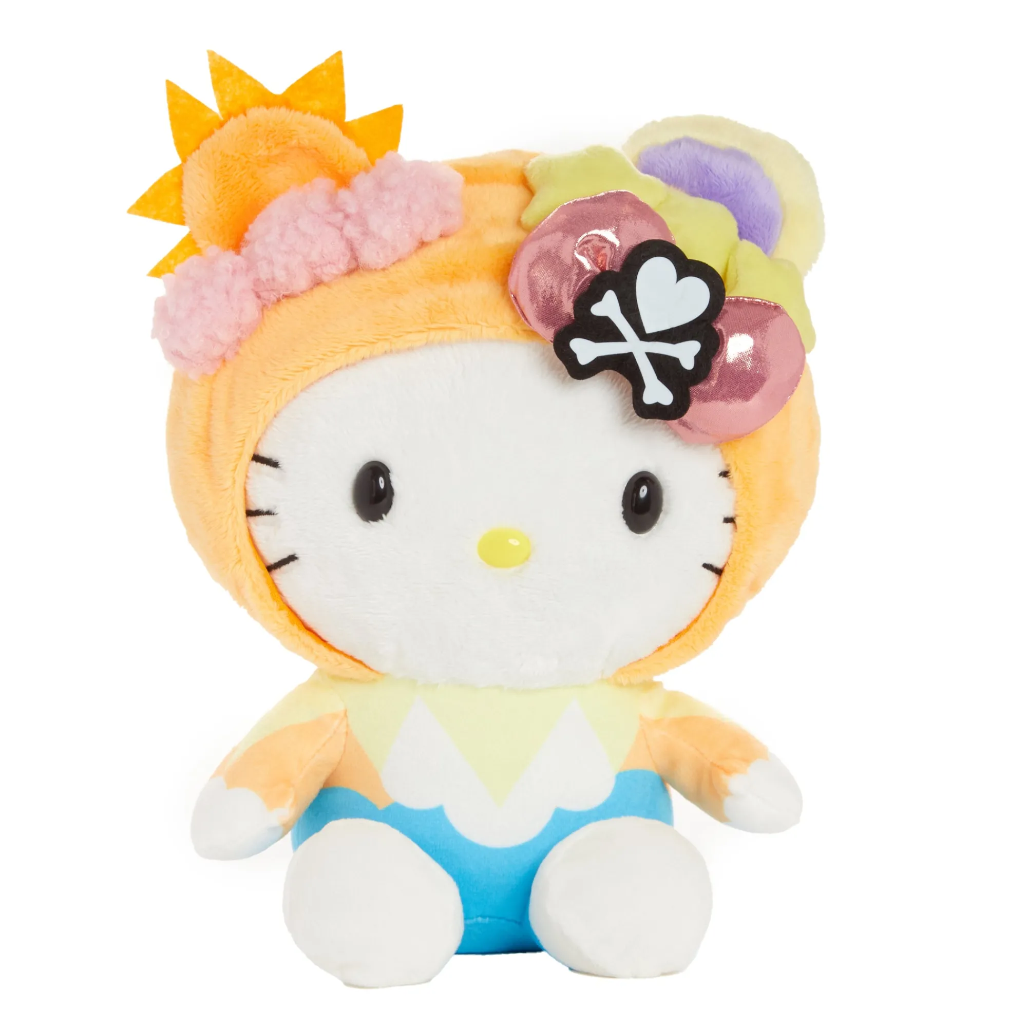 NAKAJIMA CORPORATION Hello Kitty x Tokidoki 10" Sun & Moon Plush (Celestial Series)
