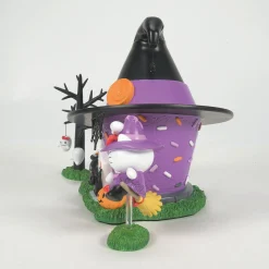 ENESCO LLC Hello Kitty's Halloween Witch Tower Figurine Set