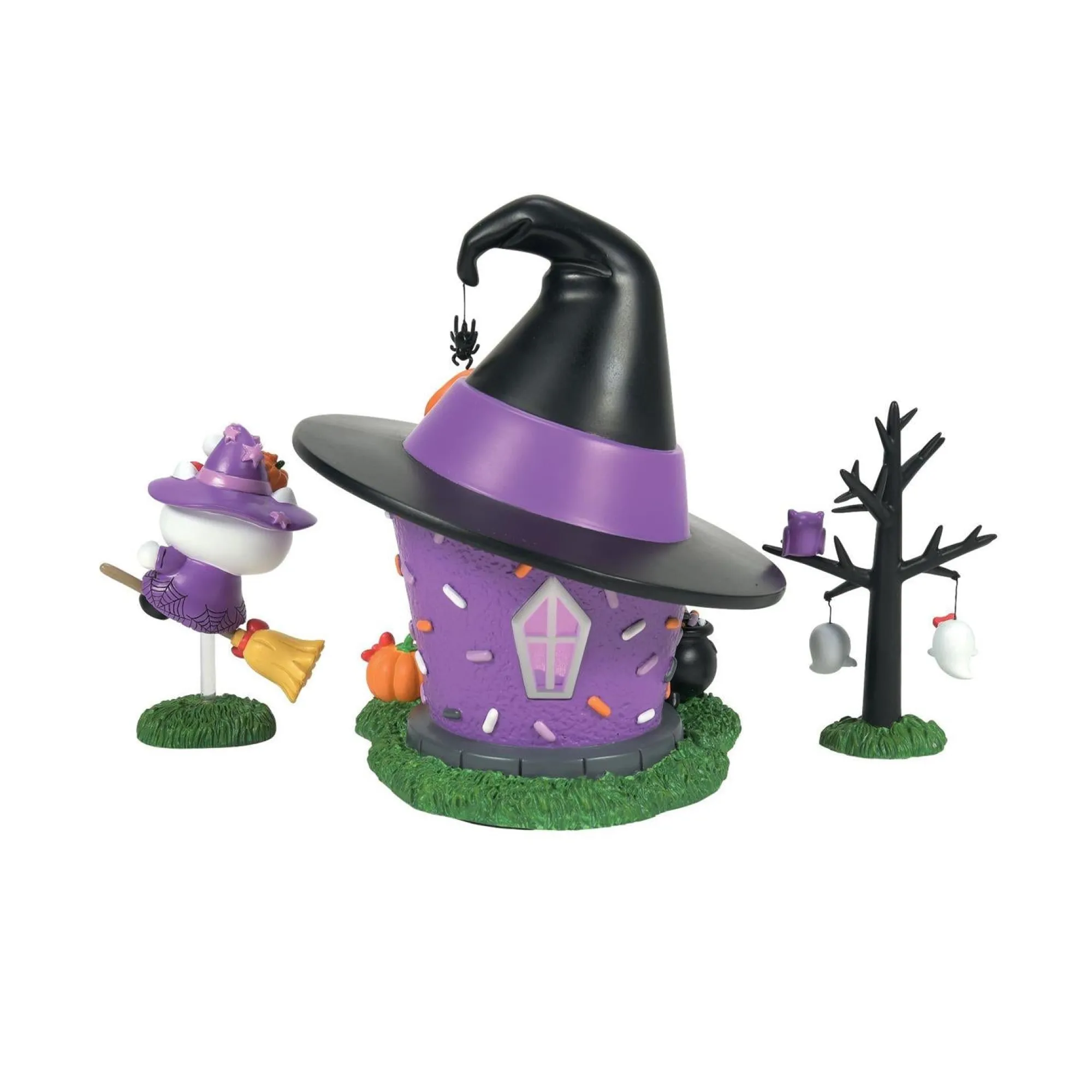 ENESCO LLC Hello Kitty's Halloween Witch Tower Figurine Set