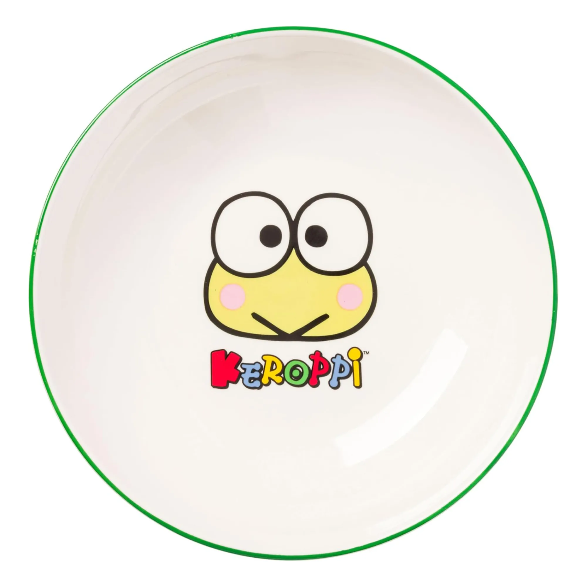 Silver Buffalo Keroppi Ceramic Dinner Bowl (Snacktime)