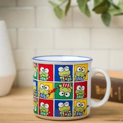 Silver Buffalo Keroppi Ceramic Mug (Grid Pose)