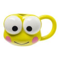 Silver Buffalo Keroppi Face Sculpted Mug