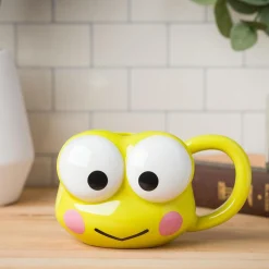 Silver Buffalo Keroppi Face Sculpted Mug