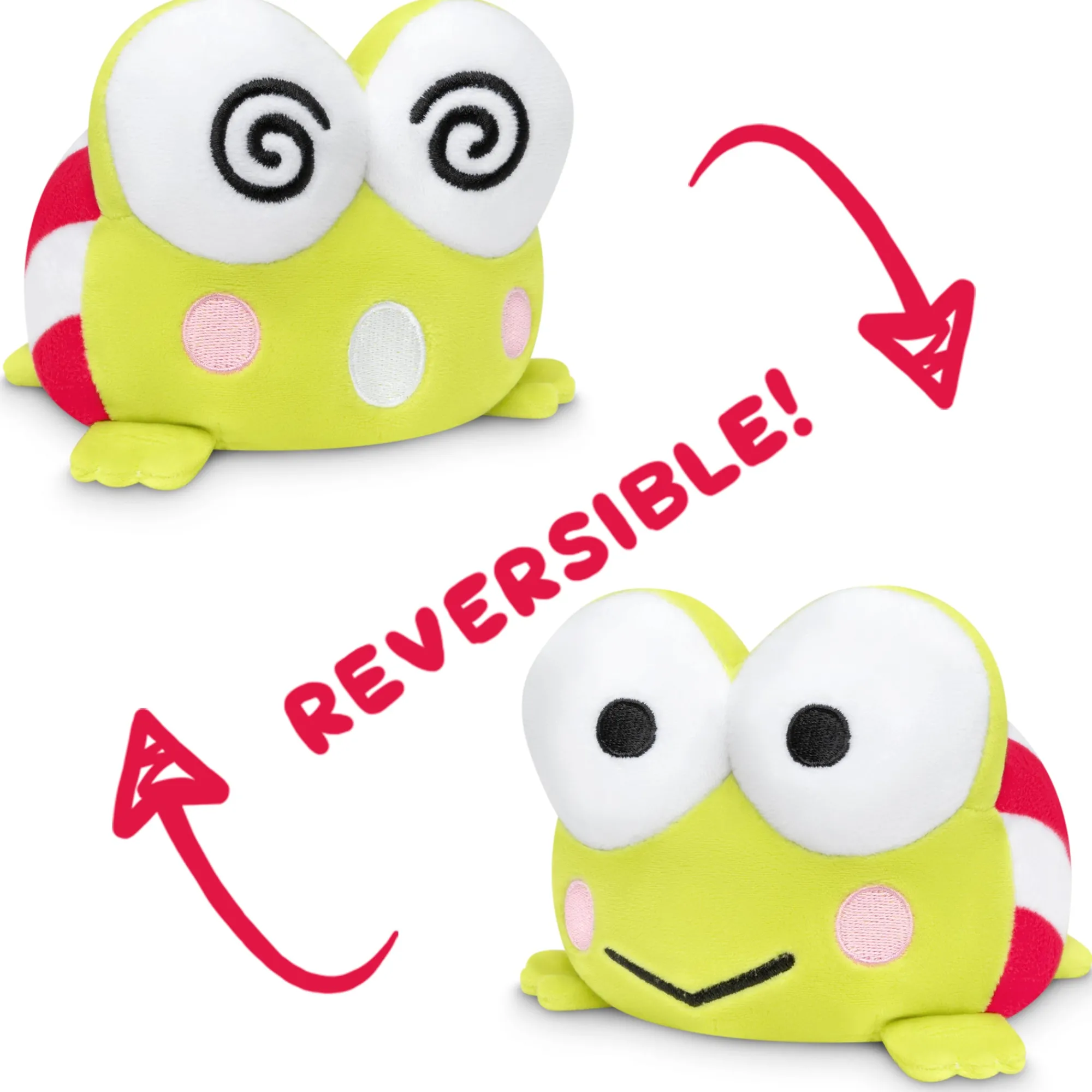 Tee Turtle LLC Keroppi 2-in-1 Reversible Plush
