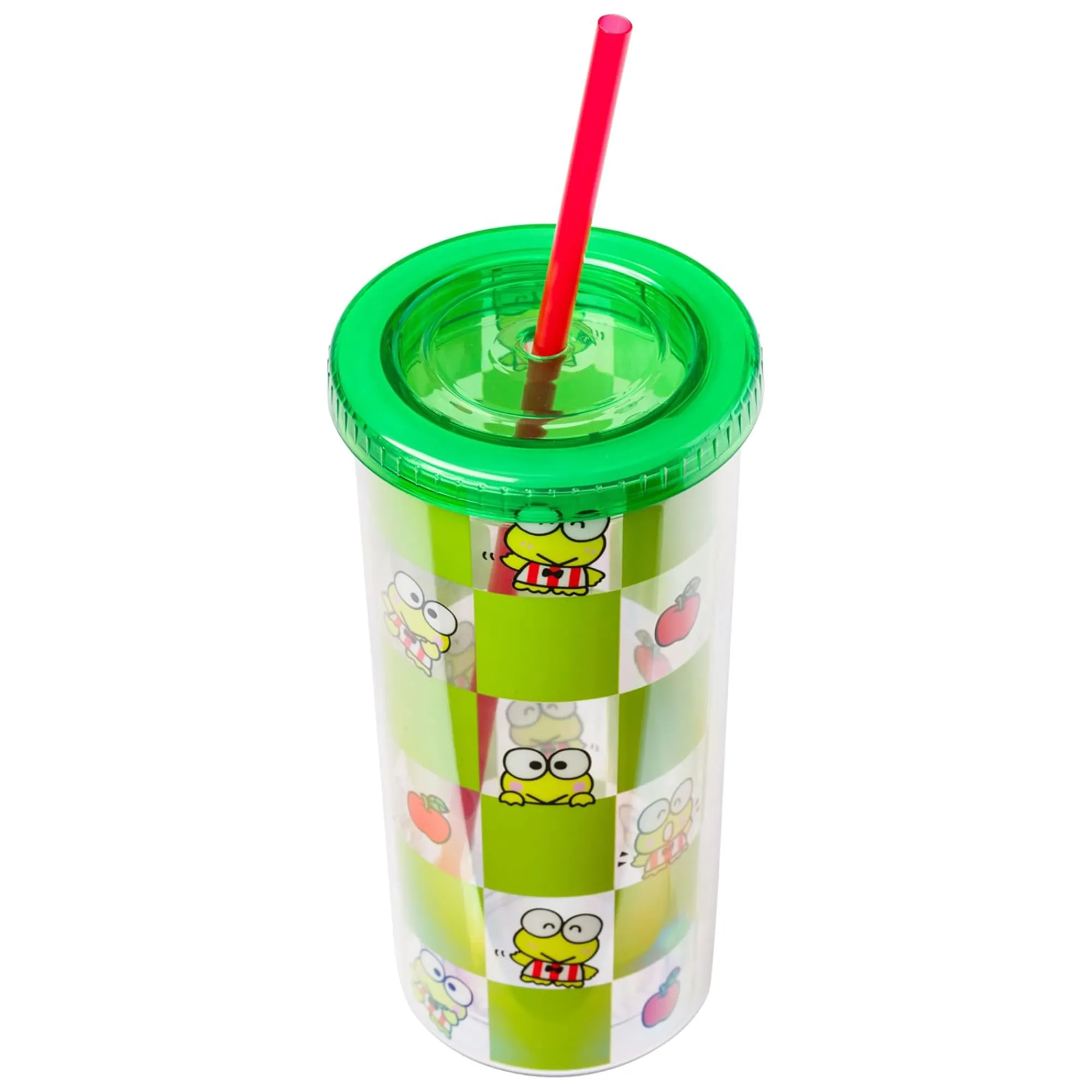 Silver Buffalo Keroppi 20oz Apples Travel Tumbler