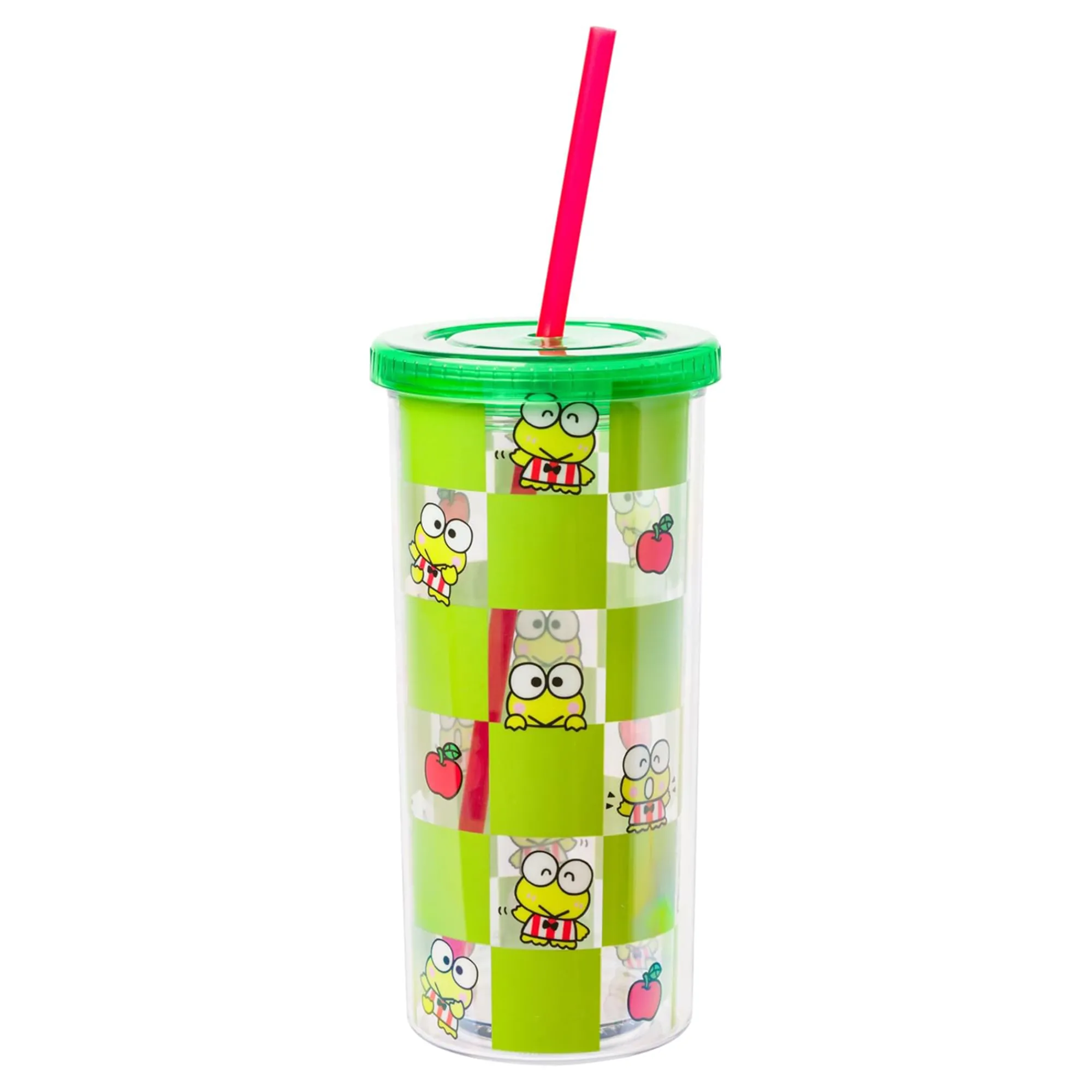 Silver Buffalo Keroppi 20oz Apples Travel Tumbler