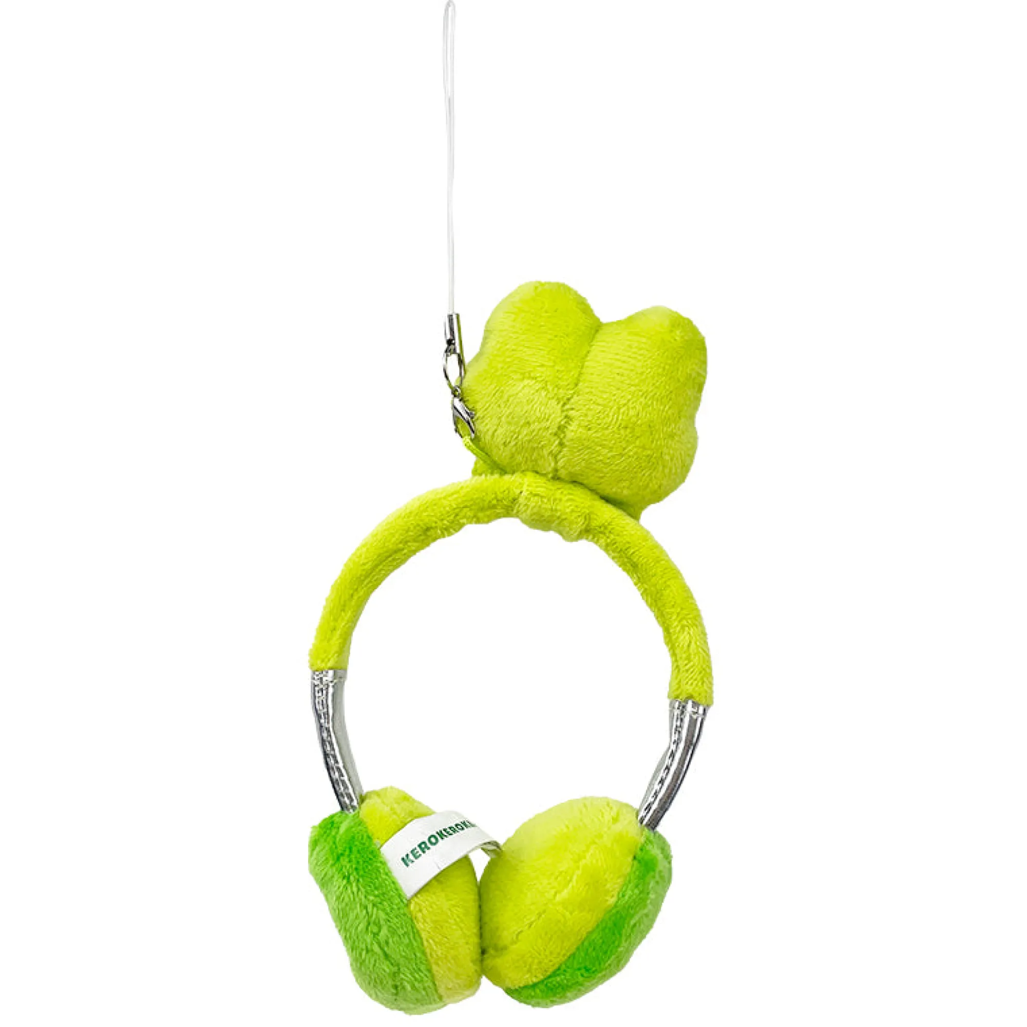 Global Original Keroppi Plush Headphones Bag Charm