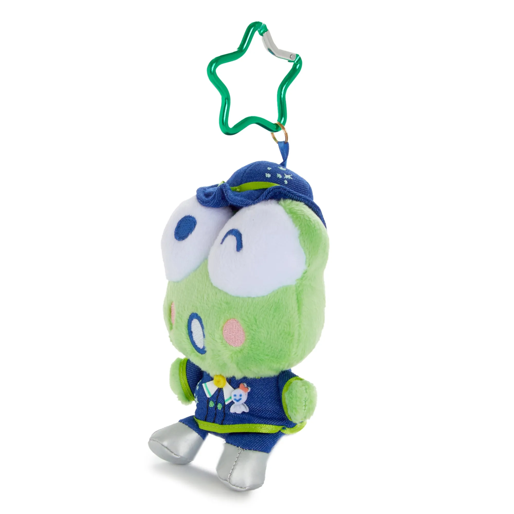Global Original Keroppi Plush Mascot Keychain (Hapidanbui Boy Band Series)