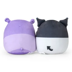 Japan Original Kuromi & Baku Better Together Throw Pillow Duo