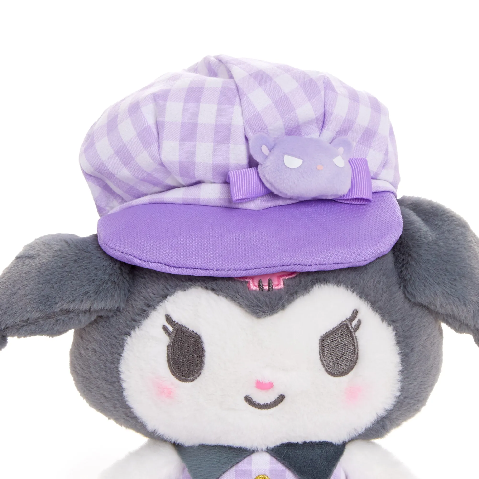 NAKAJIMA CORPORATION Kuromi 8" Plush (Gingham Cap Series)