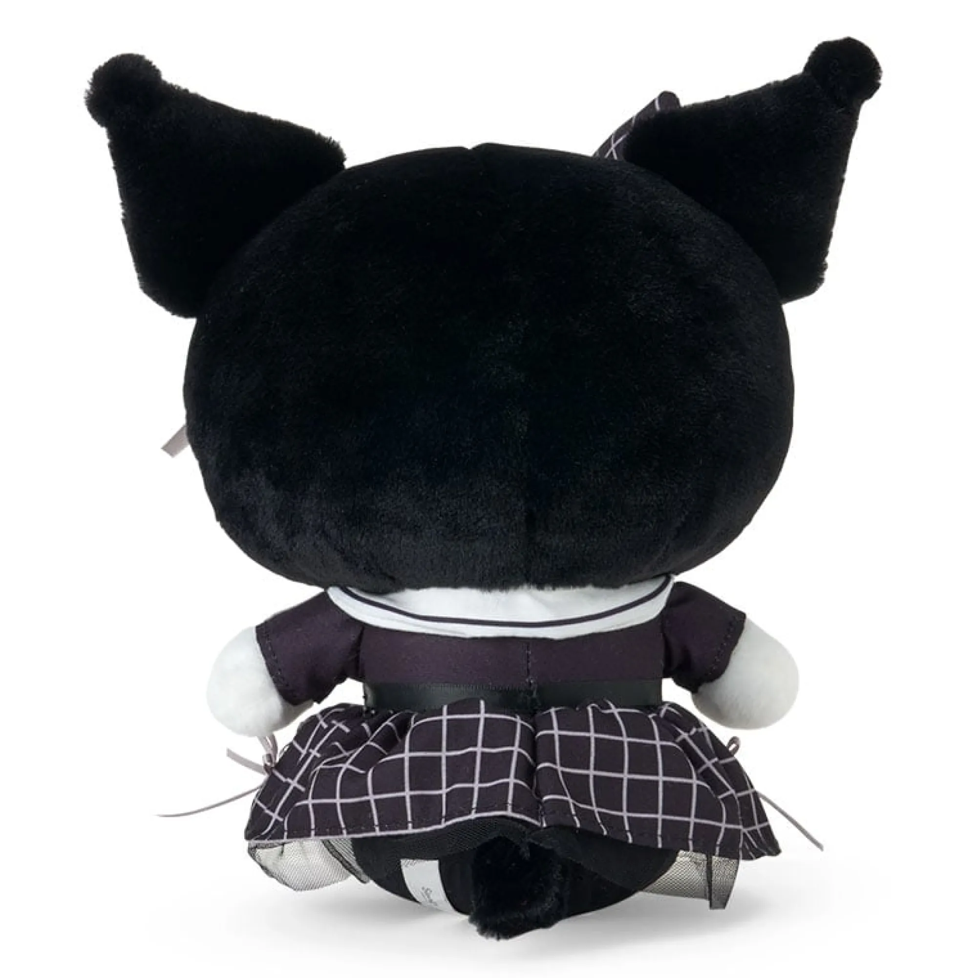 Japan Original Kuromi 8" Plush (Silver Houndstooth Series)
