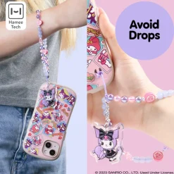Hamee.com - Hamee US Kuromi Beaded Charm Mobile Phone Wrist Strap (Lolita Version)
