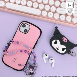 Hamee.com - Hamee US Kuromi Beaded Charm Mobile Phone Wrist Strap (Lolita Version)