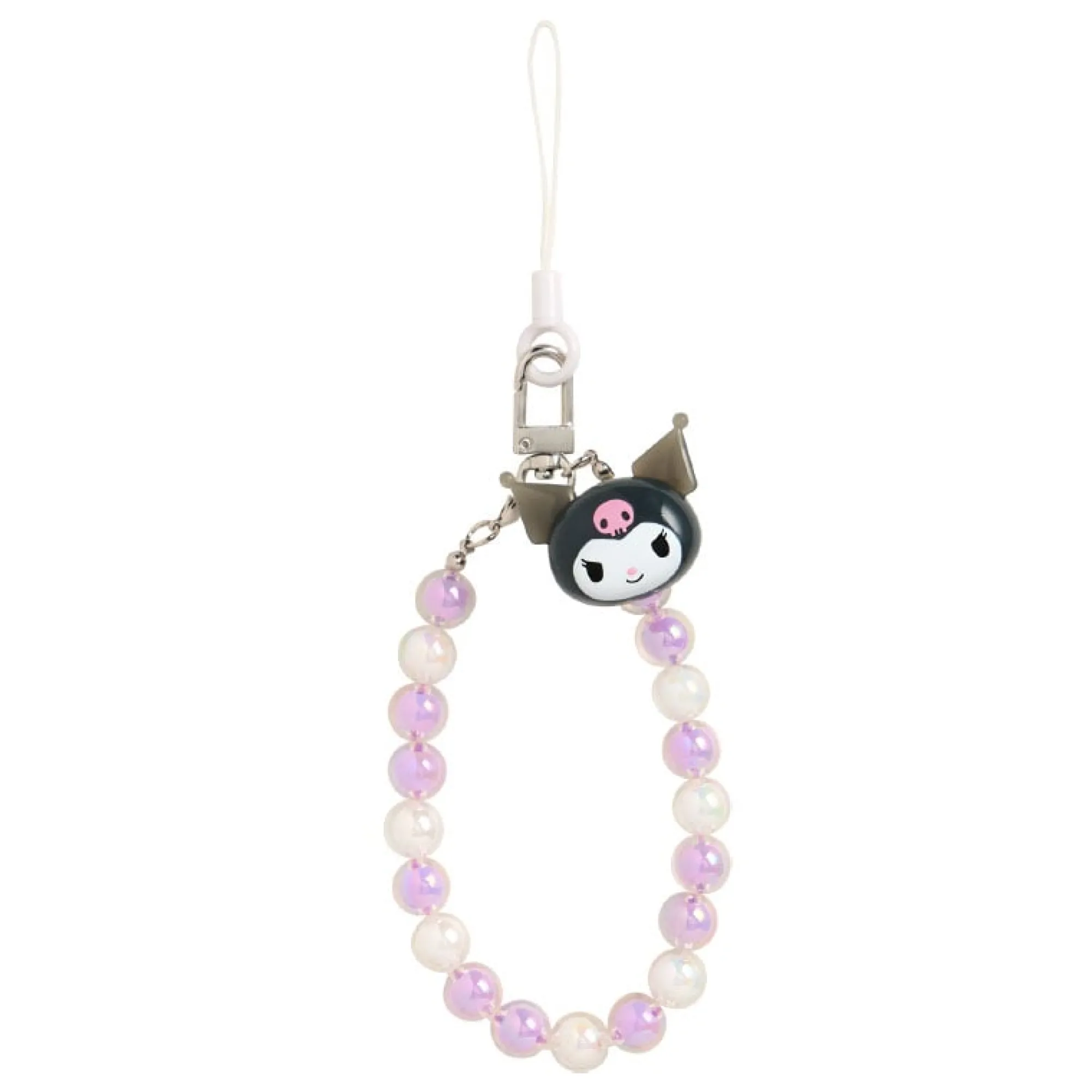 Japan Original Kuromi Beaded Smartphone Charm