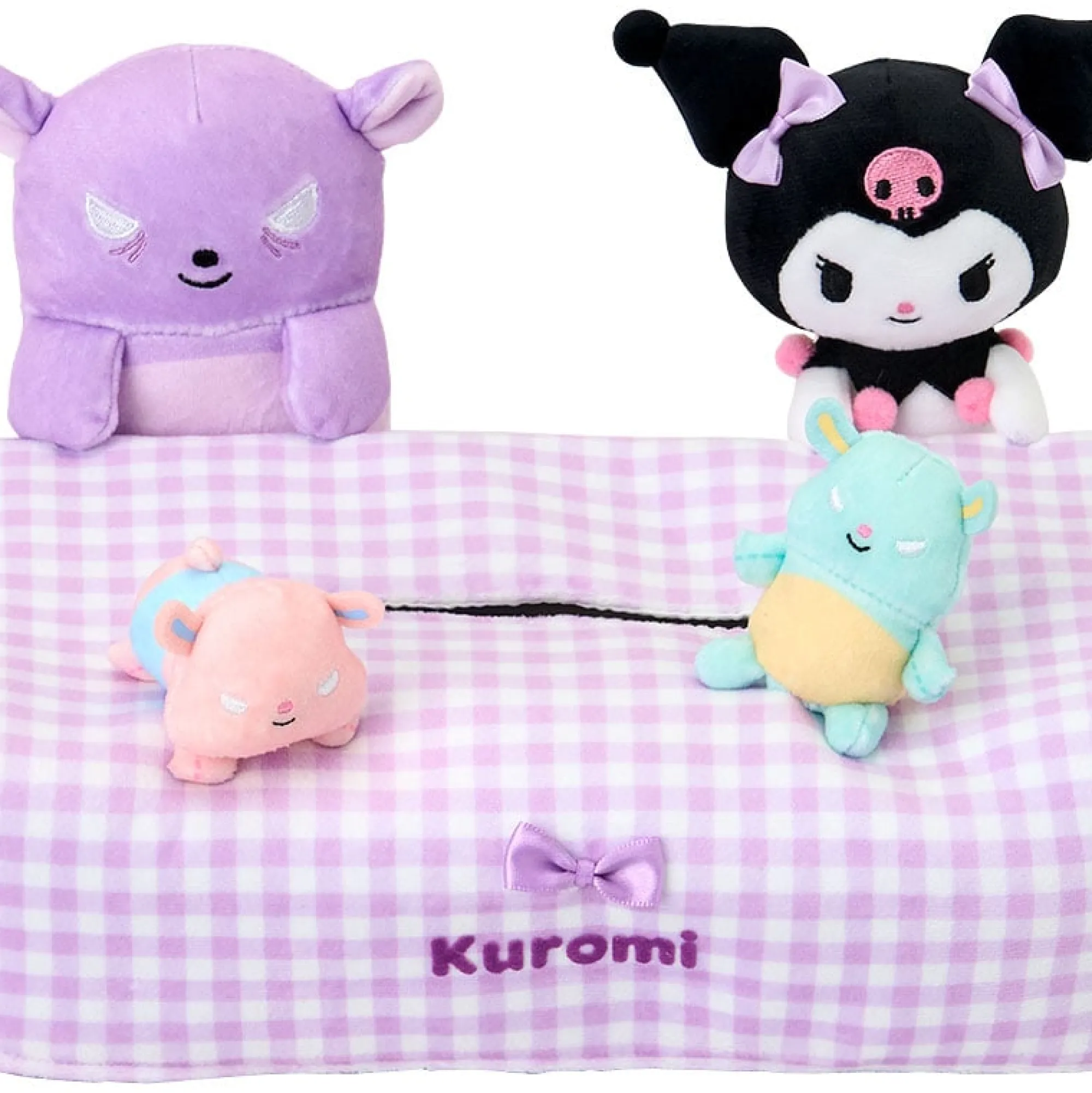 Japan Original Kuromi Besties Soft Tissue Box Cover