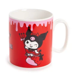 NAKAJIMA CORPORATION Kuromi Ceramic Mug (Strawberry Treat Series)