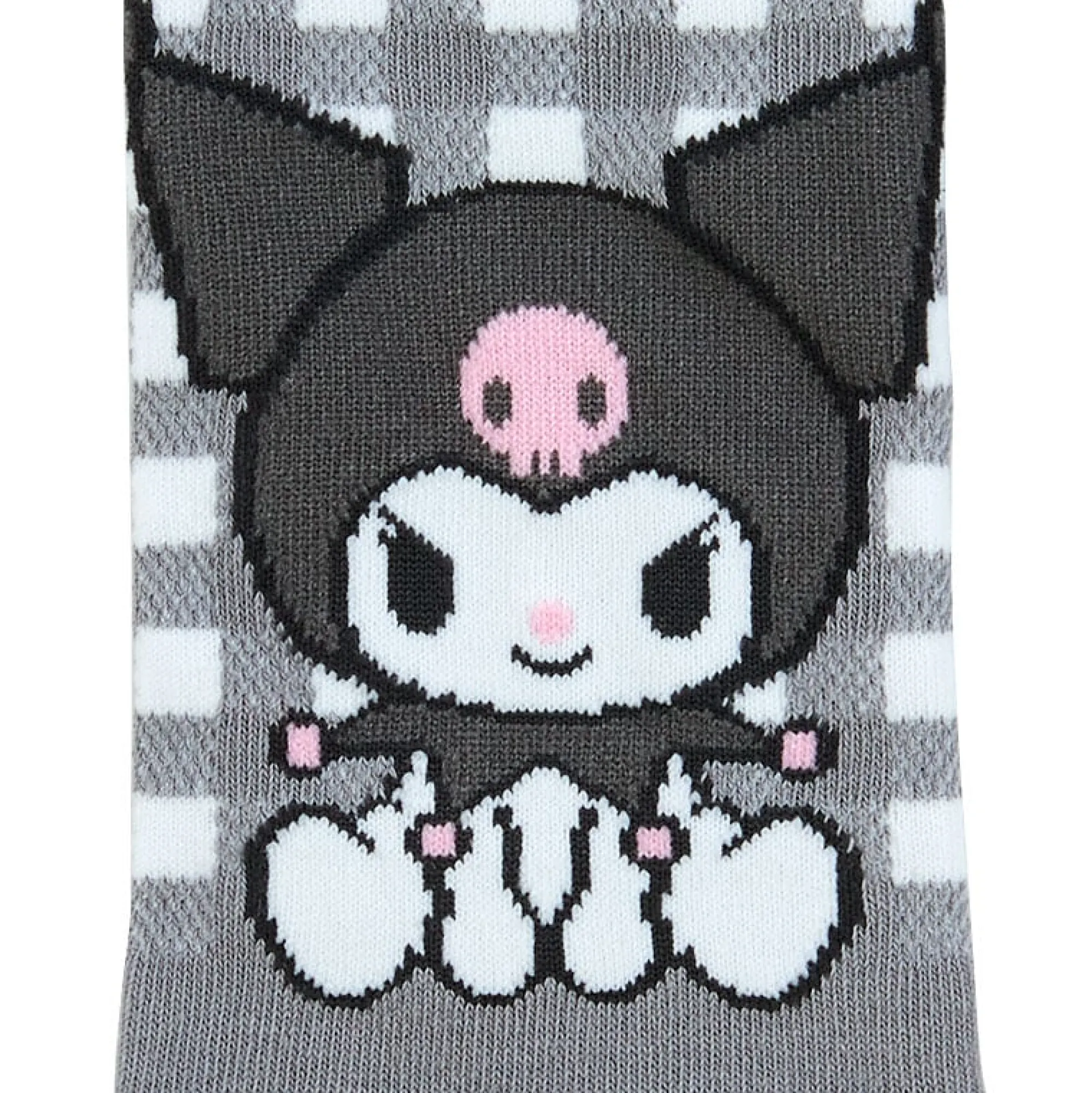 Japan Original Kuromi Checkered Ankle Socks