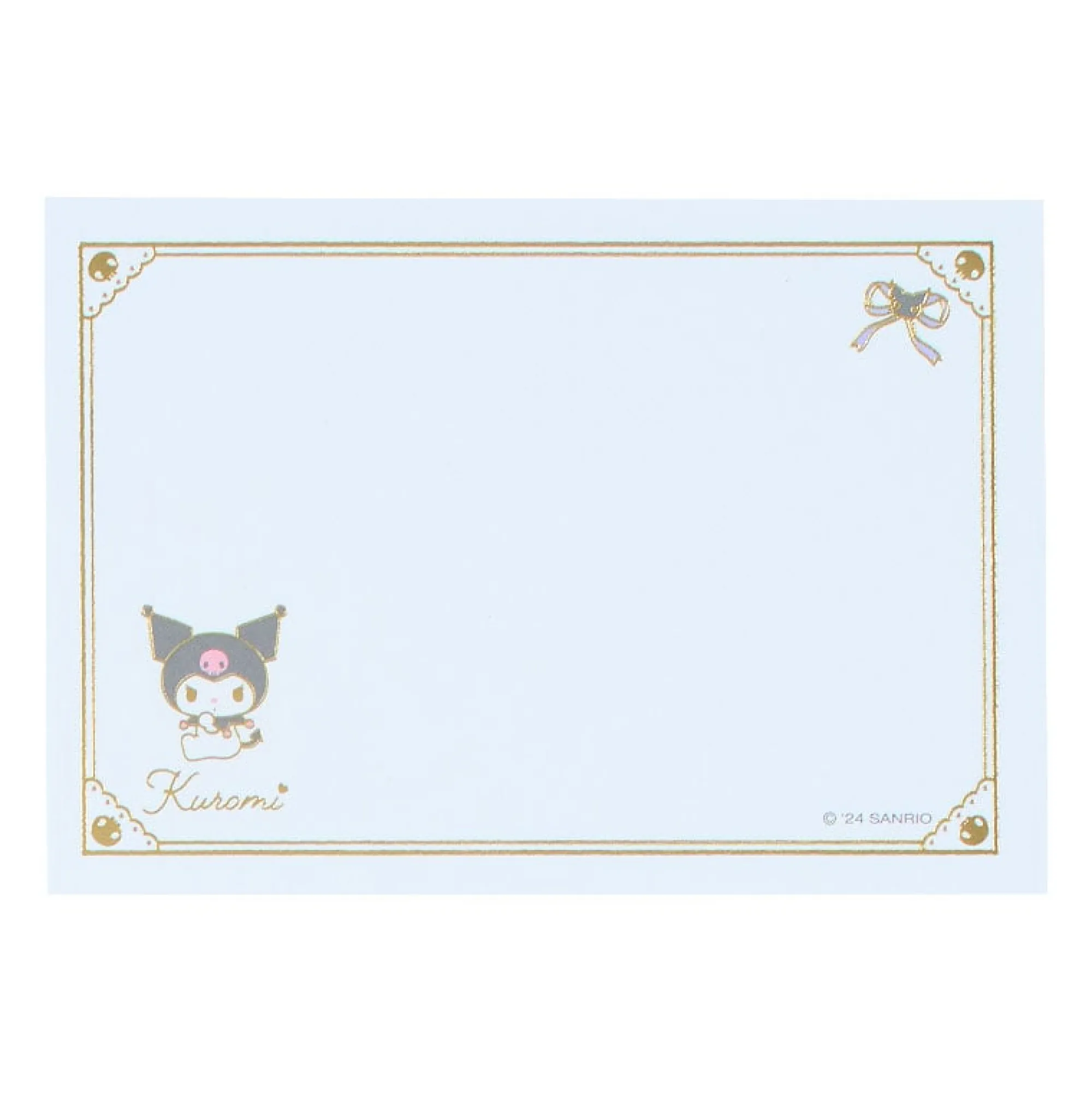 Japan Original Kuromi Classic Mini Memo Pad