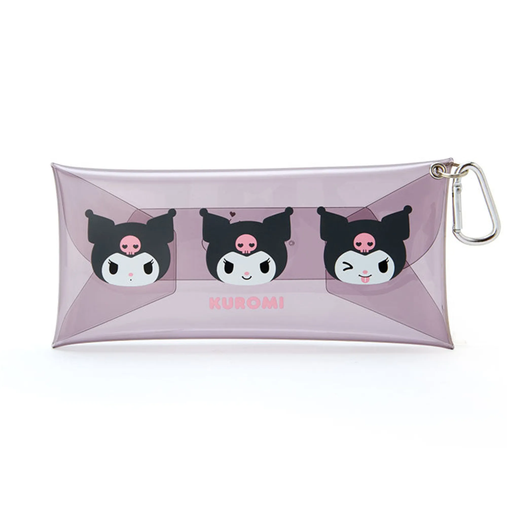 Japan Original Kuromi Clear Mini Pouch