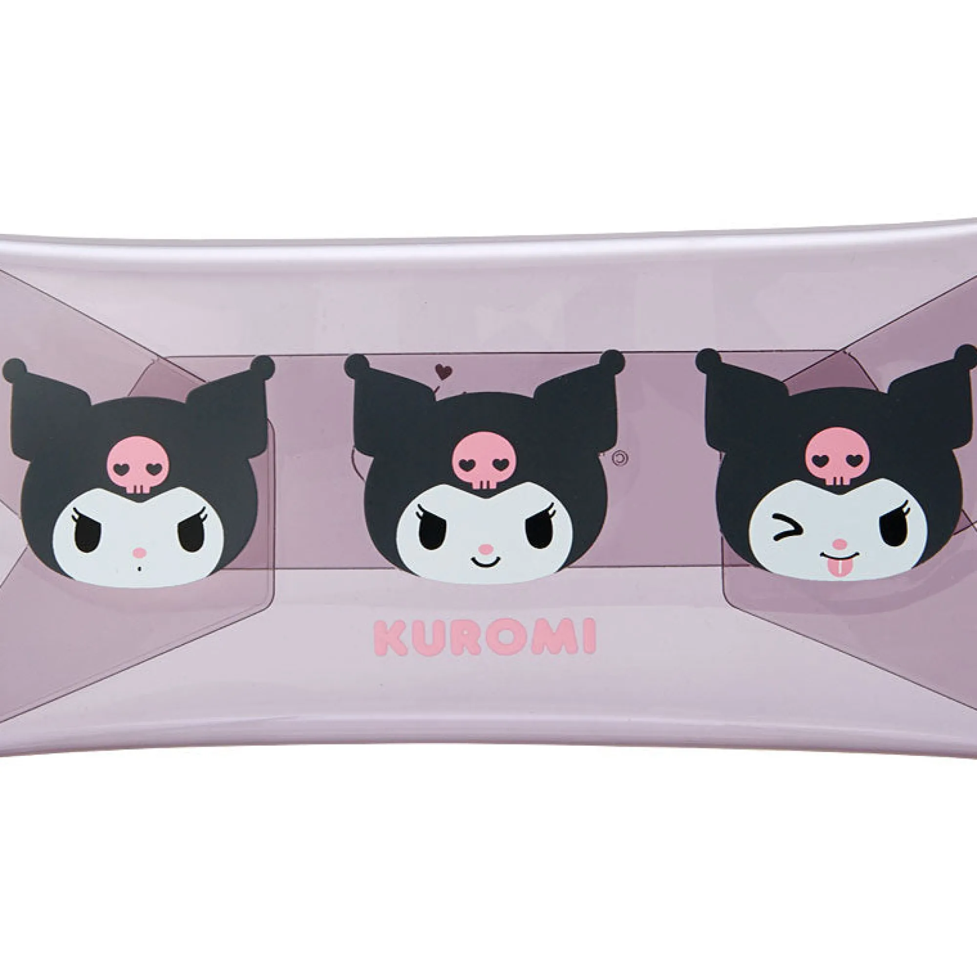 Japan Original Kuromi Clear Mini Pouch