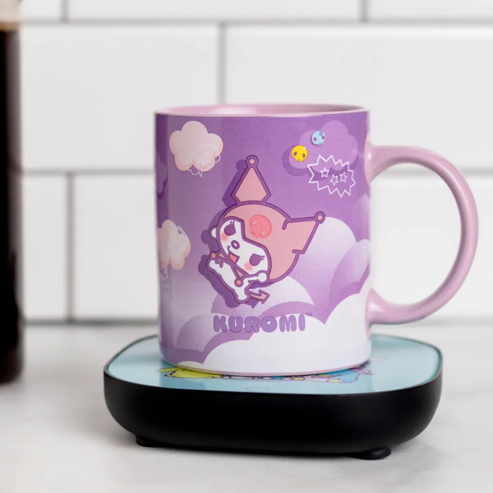 Uncanny Brands LLC Kuromi Coffee Mug Warmer Set