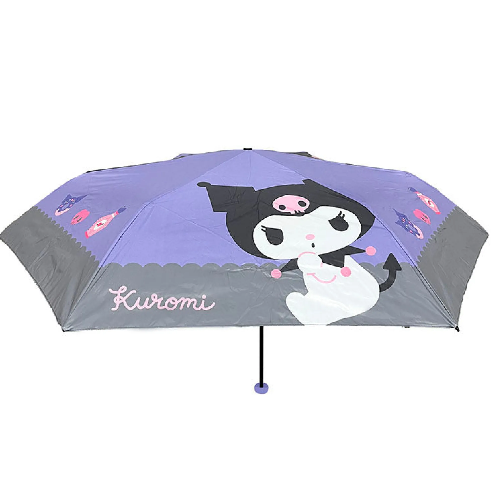 Global Original Kuromi Compact Travel Umbrella (Sweet Treats)