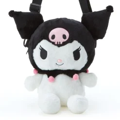 Japan Original Kuromi Convertible Plush Bag