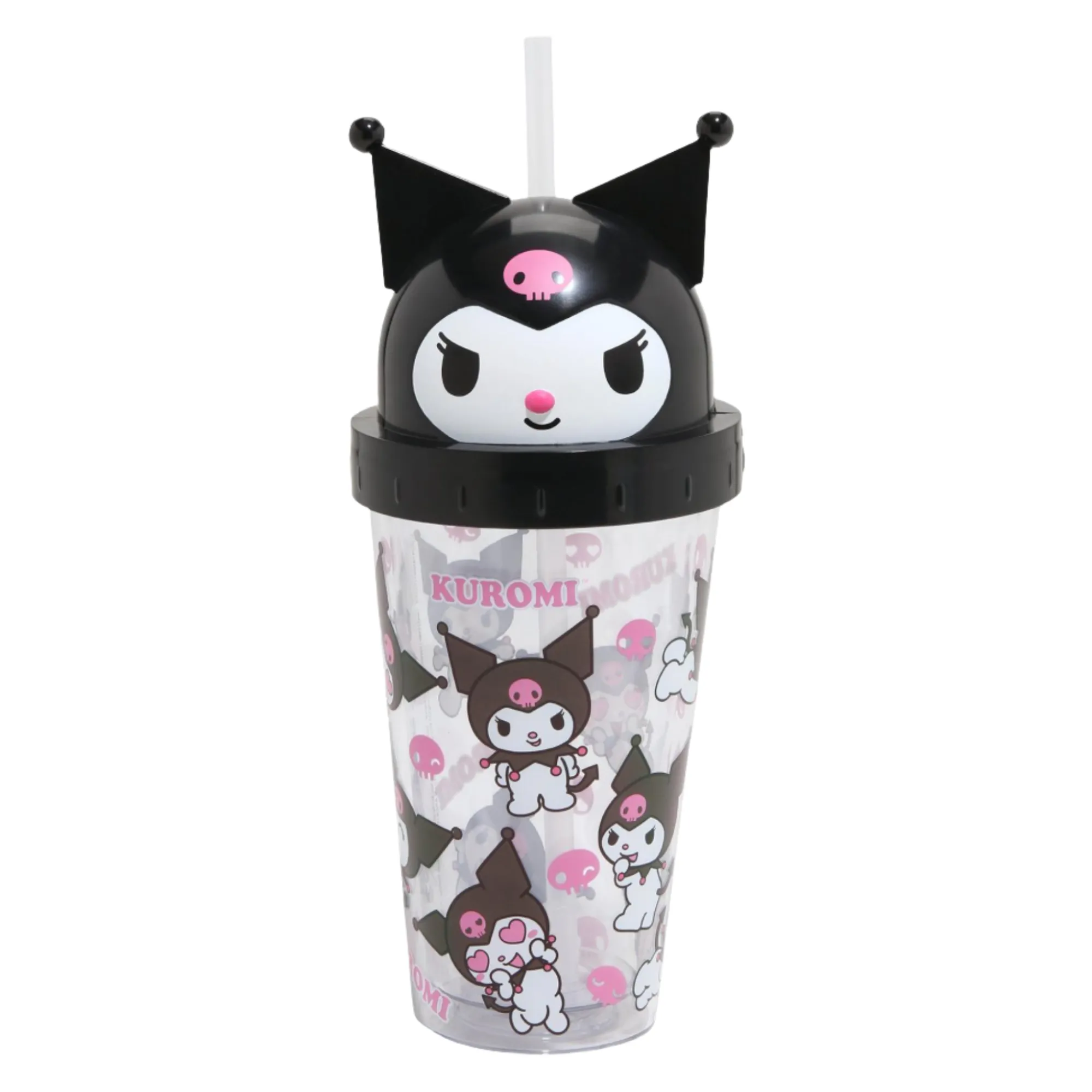 BIOWORLD Kuromi 3D Acrylic Travel Tumbler