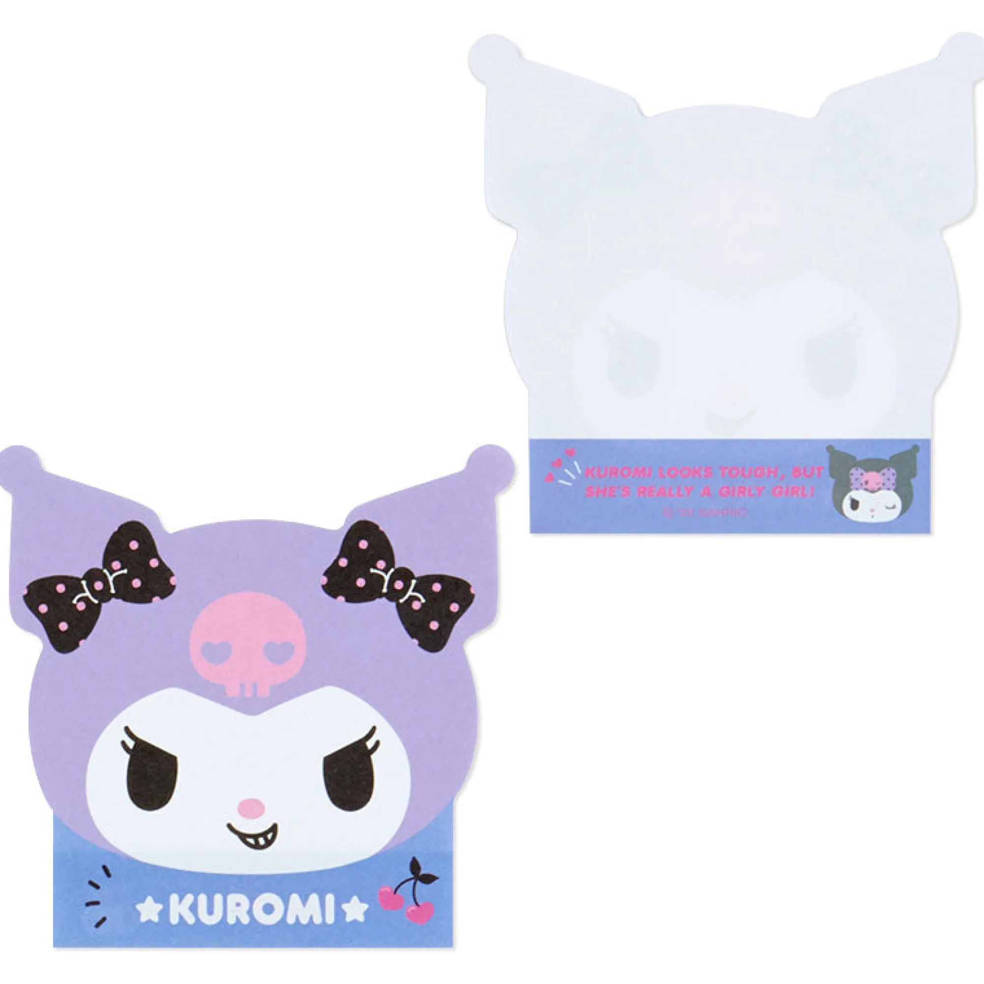 Japan Original Kuromi Die-cut Memo Pad