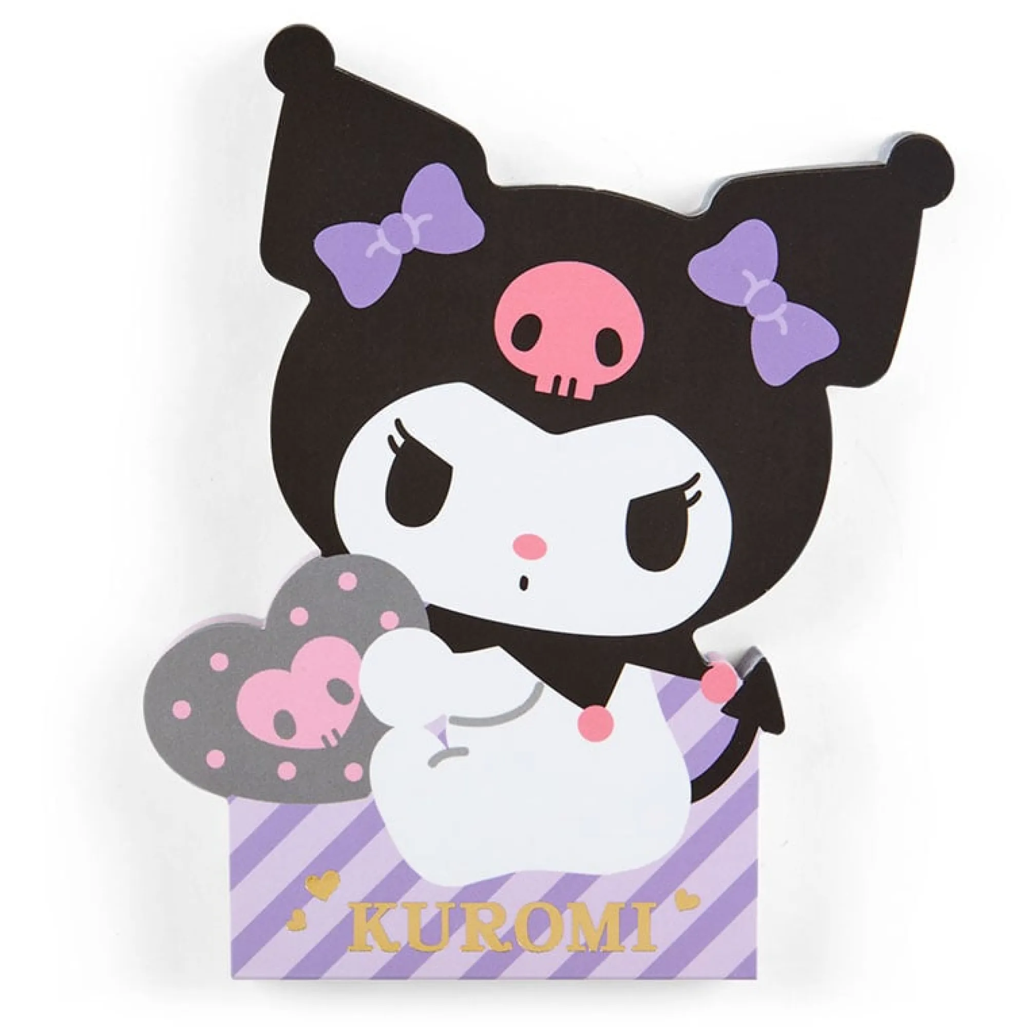 Japan Original Kuromi Die-cut Memo Pad (Expressions)
