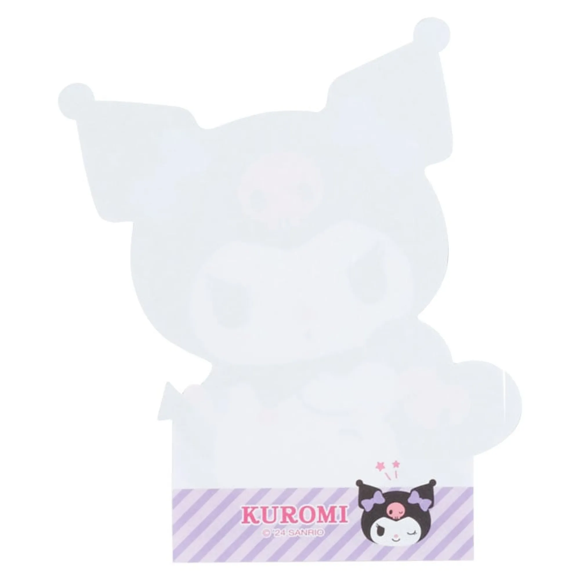 Japan Original Kuromi Die-cut Memo Pad (Expressions)