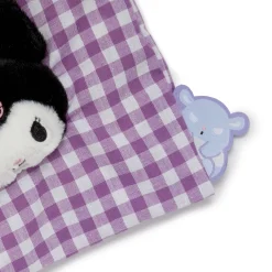 NAKAJIMA CORPORATION Kuromi Drawstring Pouch (Gingham Cafe Series)
