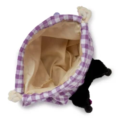 NAKAJIMA CORPORATION Kuromi Drawstring Pouch (Gingham Cafe Series)